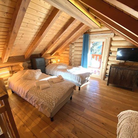 L'Oursblanc Chalet En Rondins La Bresse Eksteriør bilde