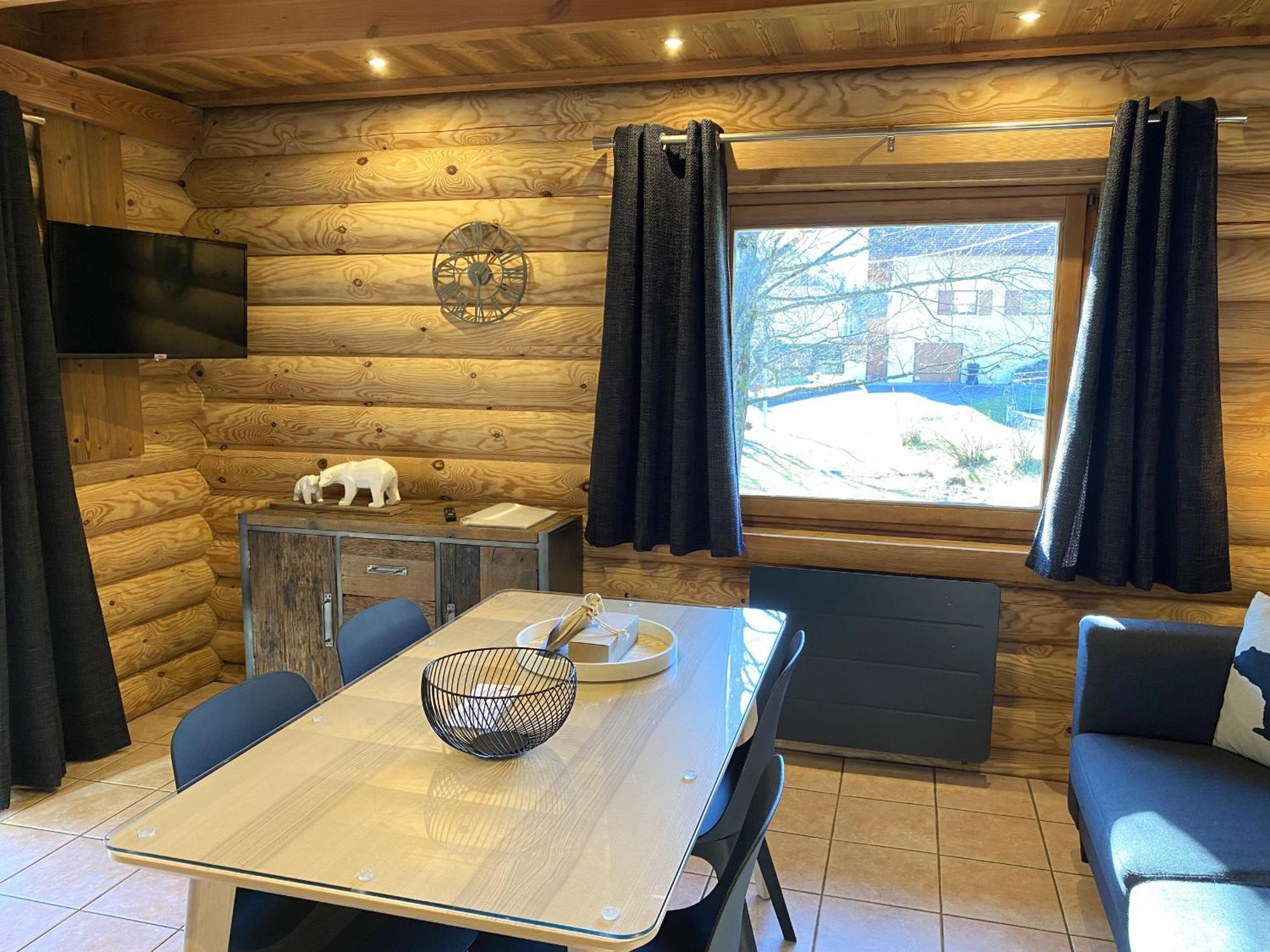 L'Oursblanc Chalet En Rondins La Bresse Eksteriør bilde