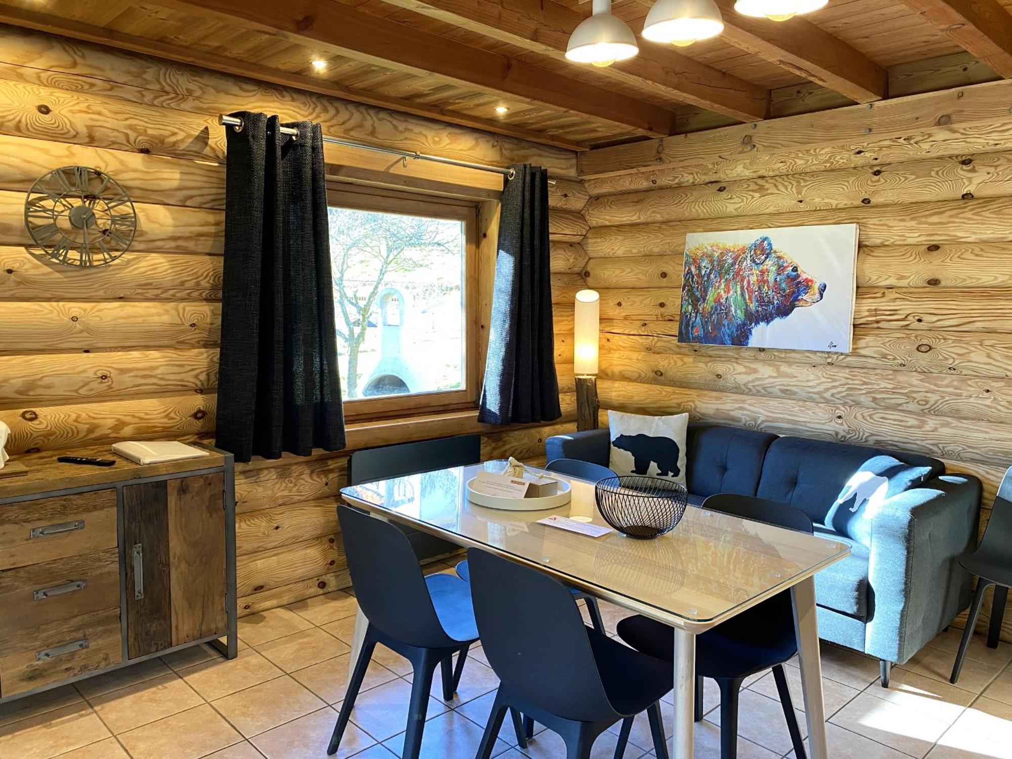 L'Oursblanc Chalet En Rondins La Bresse Eksteriør bilde