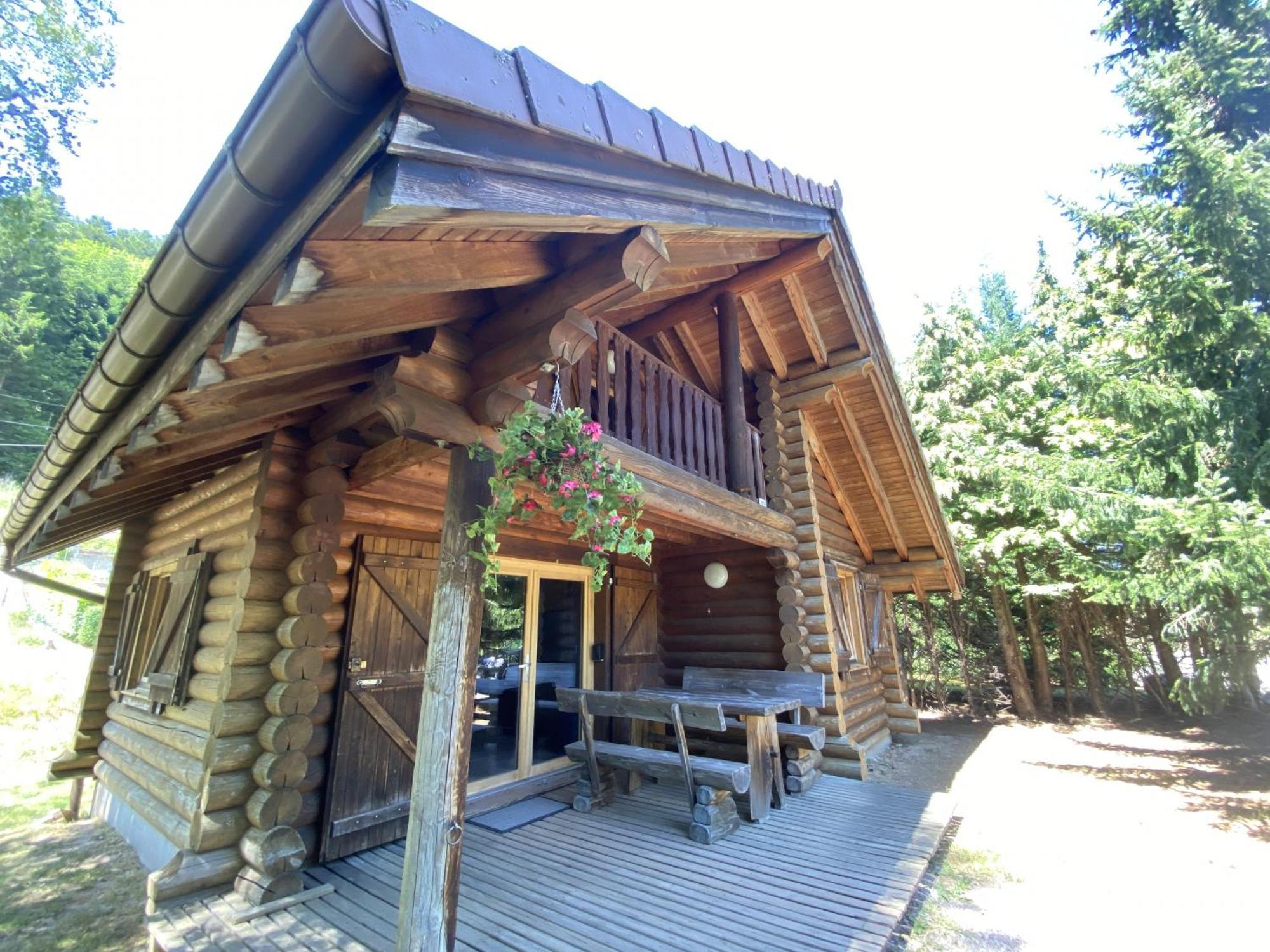 L'Oursblanc Chalet En Rondins La Bresse Eksteriør bilde